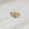 FRENCH PALACE INSPIRED HOLLOW CAT'S EYE RING