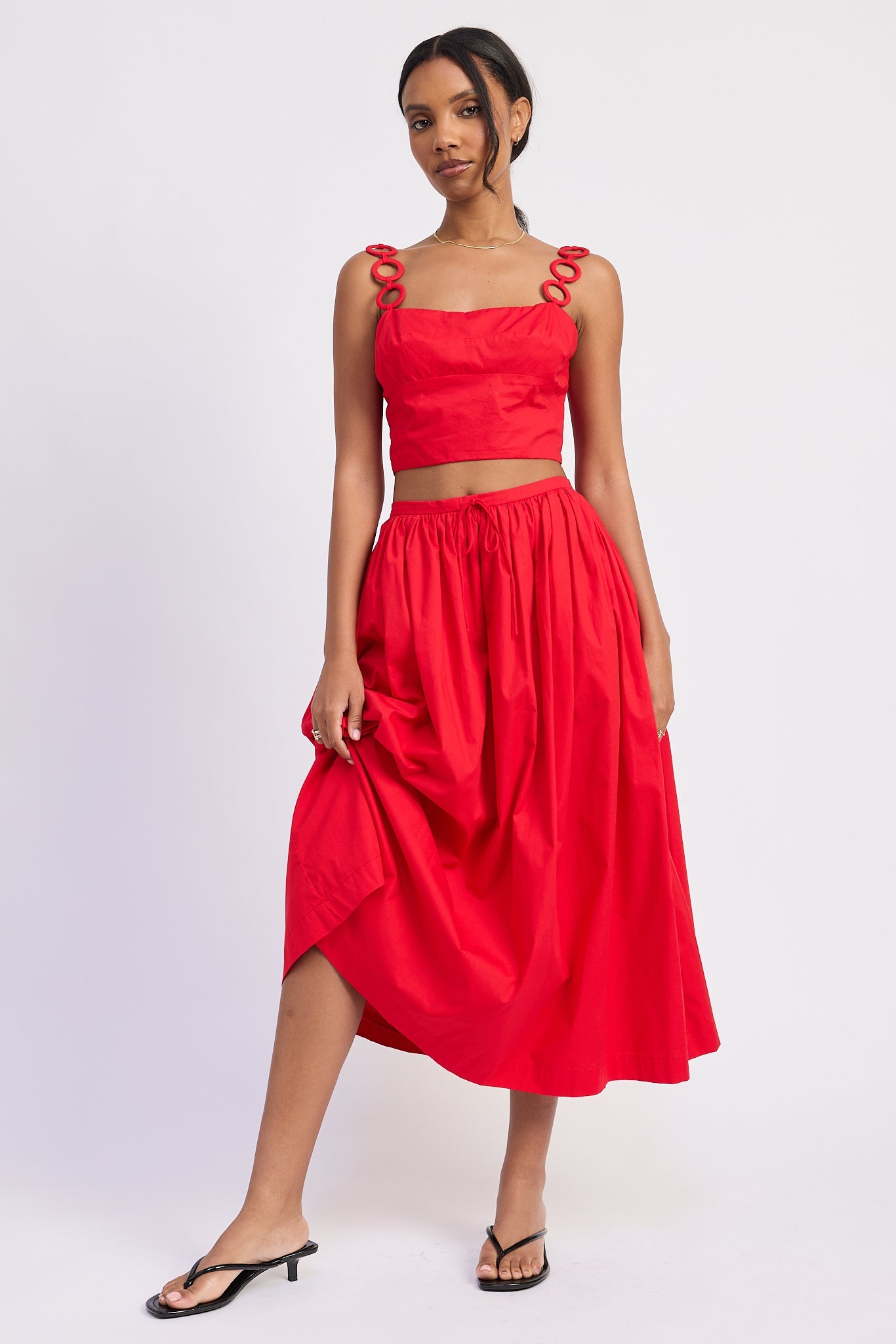 POPPY MIDI SKIRT