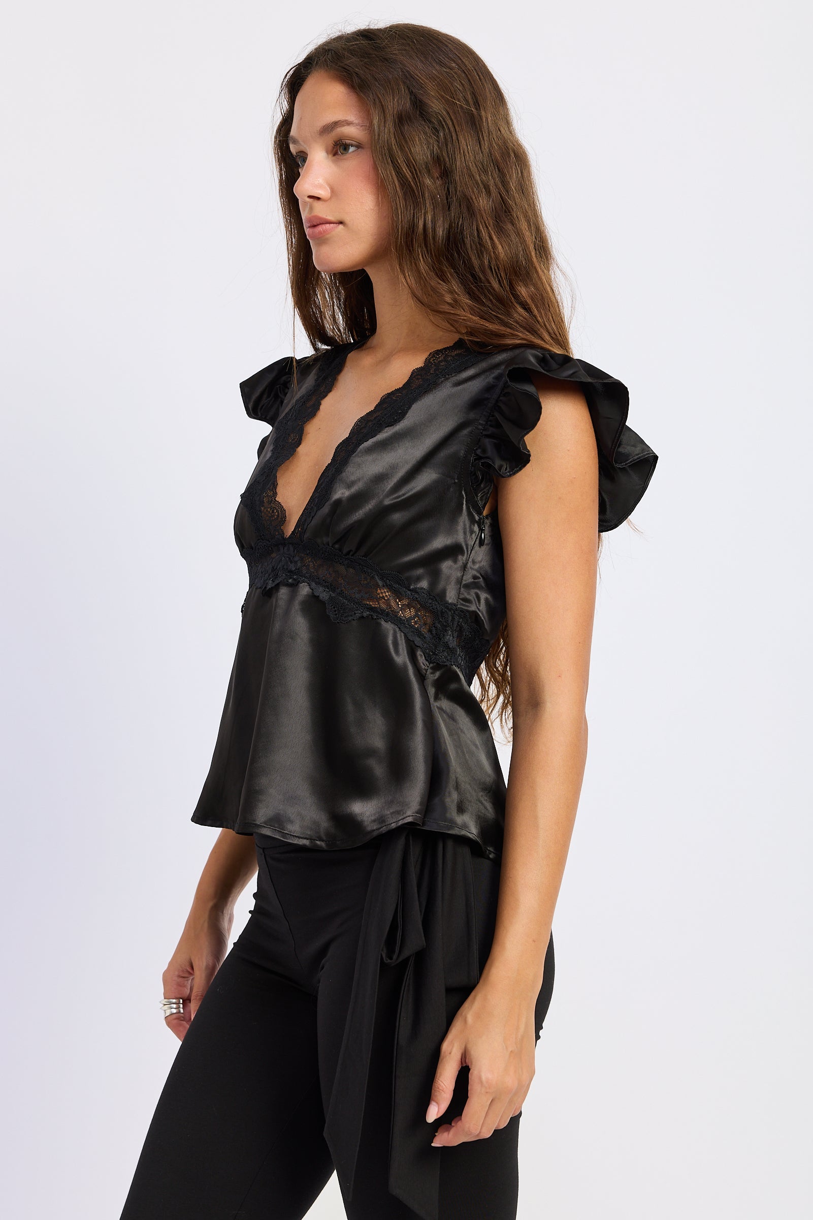 ALIZA SATIN TOP