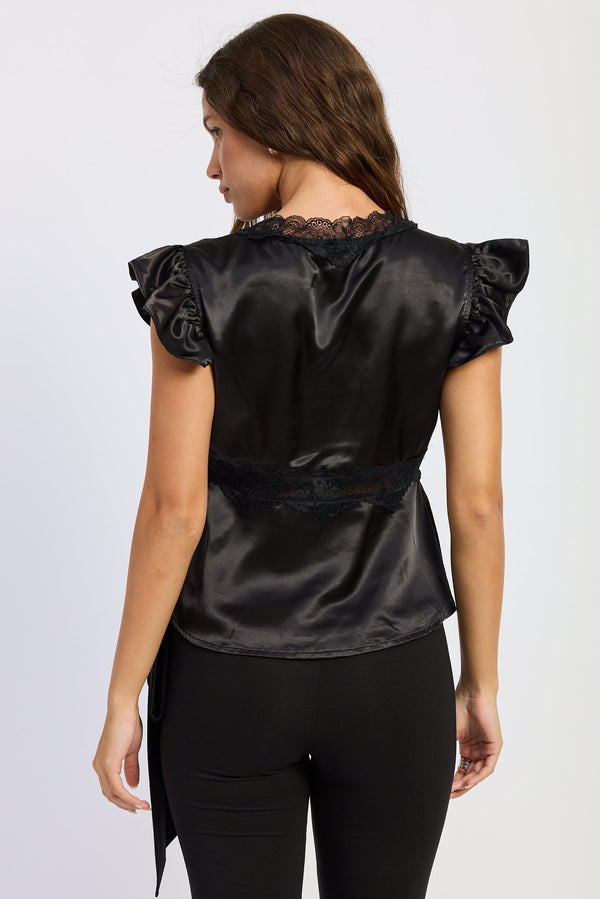 ALIZA SATIN TOP