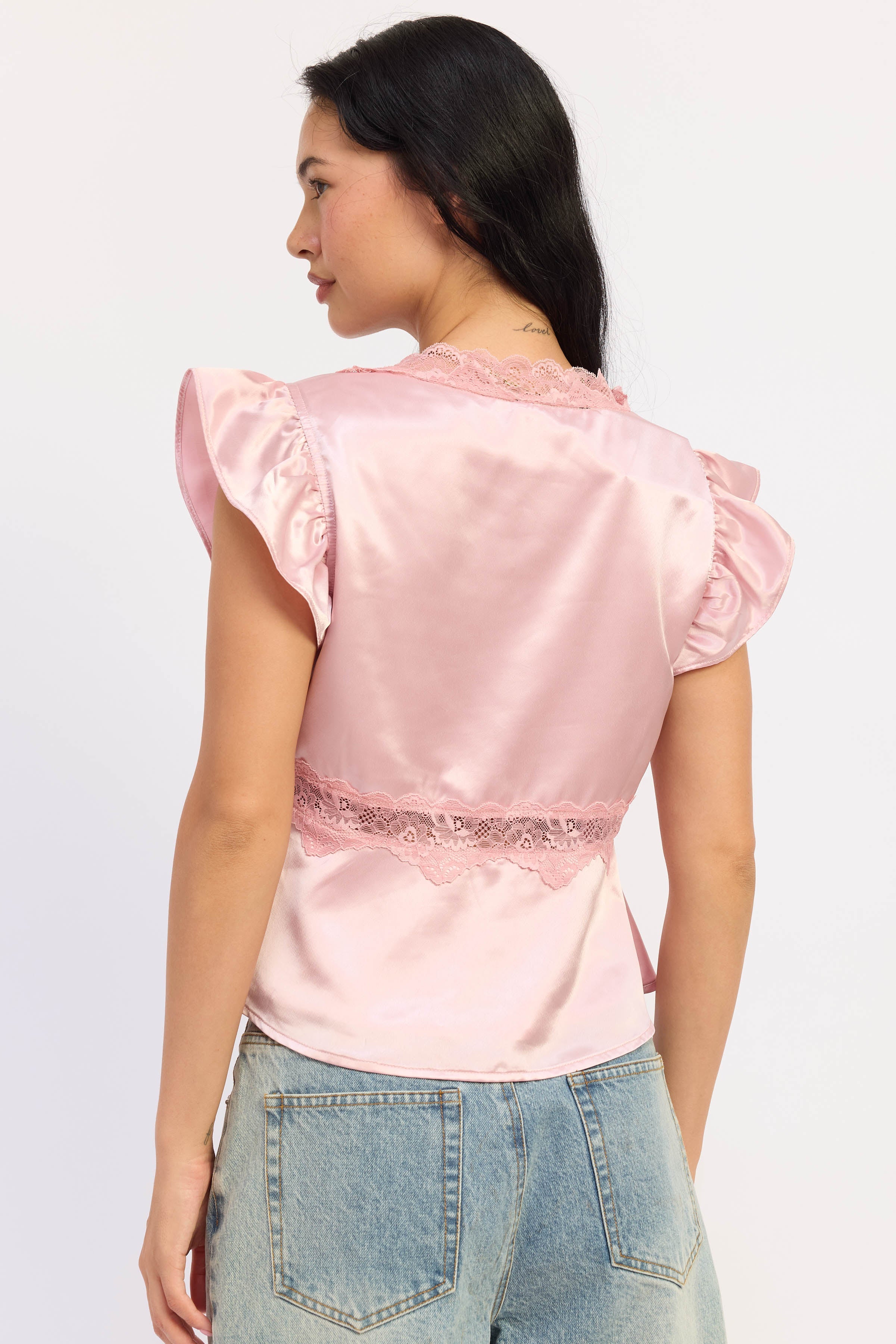 ALIZA SATIN TOP
