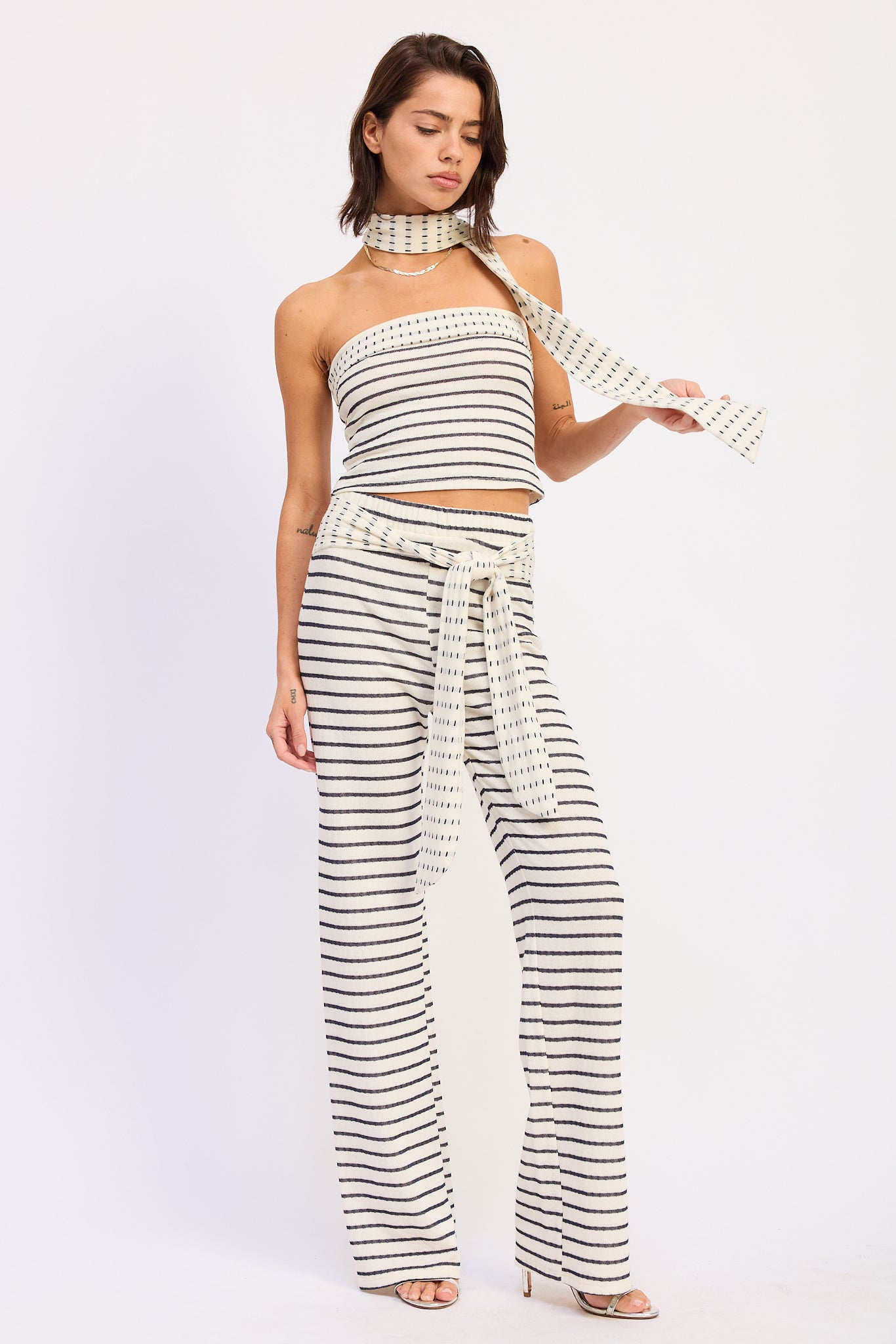 STRIA STRIPED PANTS