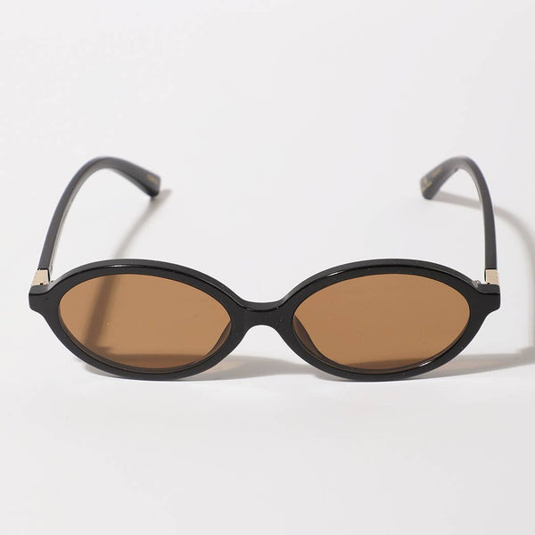 SLIM OVAL FRAME SUNGLASSES