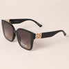 SQUIRCLE SHAPE FRAM SUNGLASSES