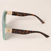 SQUIRCLE SHAPE FRAM SUNGLASSES