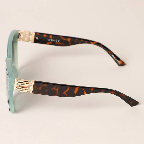 SQUIRCLE SHAPE FRAM SUNGLASSES