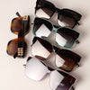 SQUIRCLE SHAPE FRAM SUNGLASSES