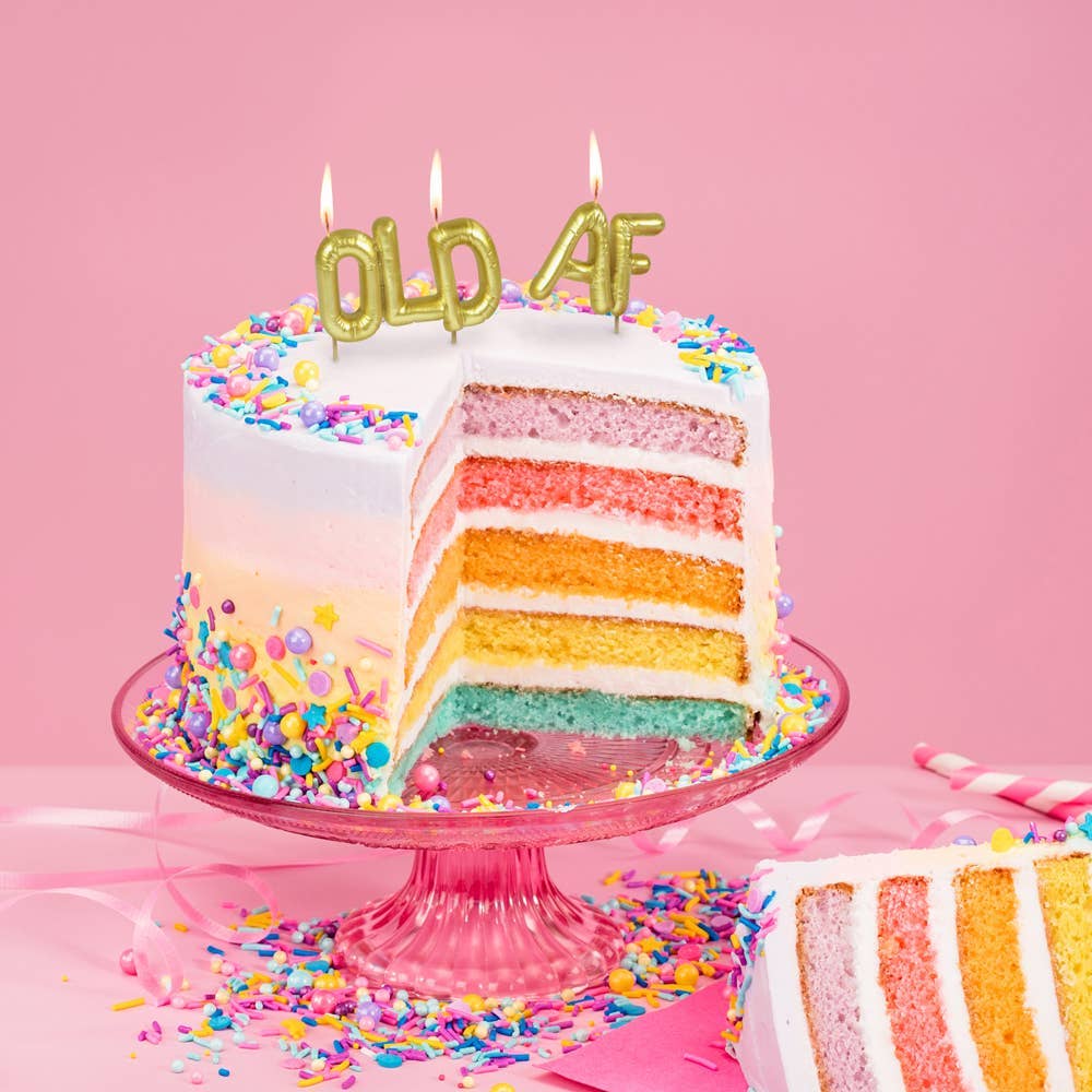 LIGHTEN UP PARTY CANDLES - OLD AF