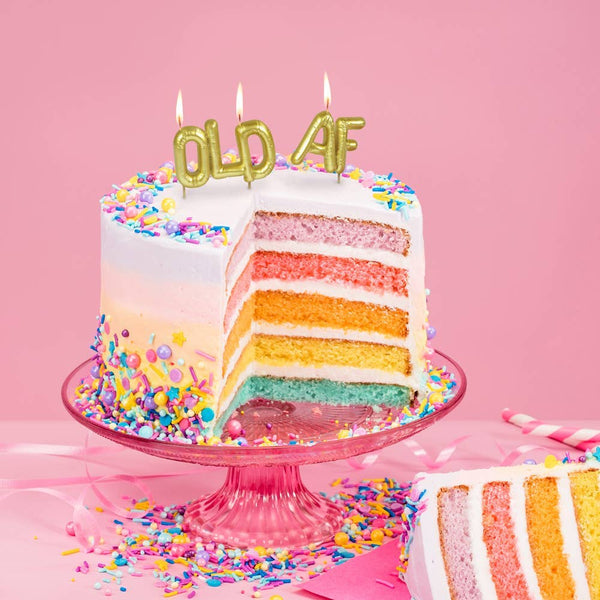 LIGHTEN UP PARTY CANDLES - OLD AF