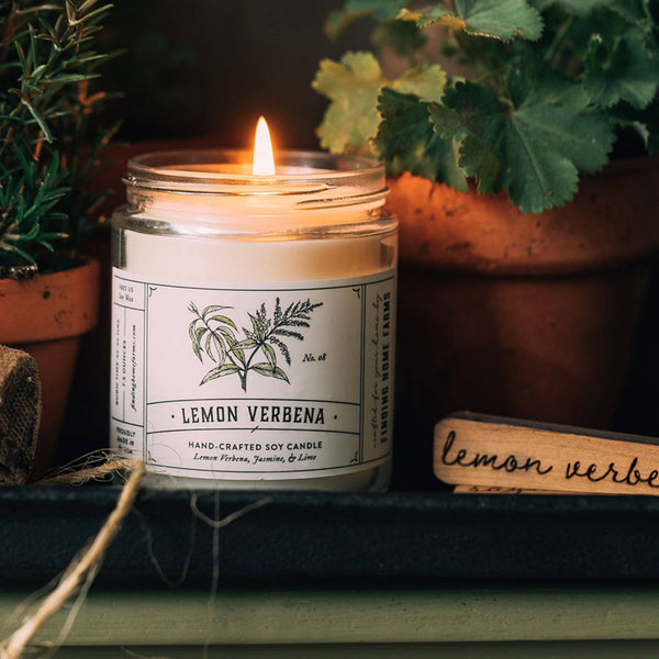 LEMON VERBENA - WOOD TOP CANDLE