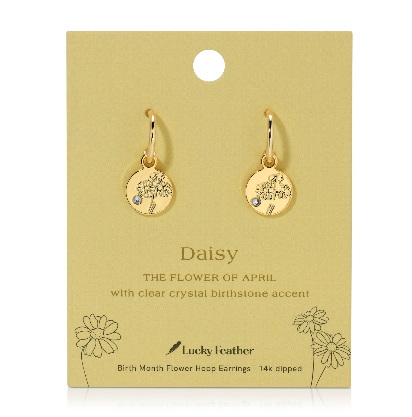 BIRTH MONTH FLOWER EARRINGS