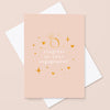 BLUSH ENGAGEMENT CARD