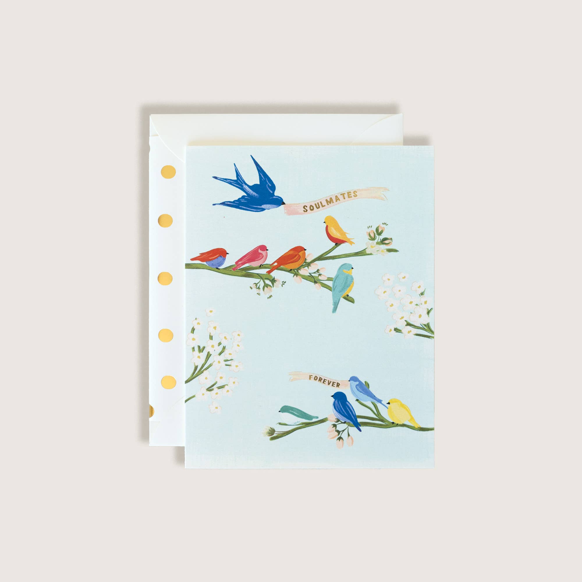 SOULMATES FOREVER LOVE GREETING CARD