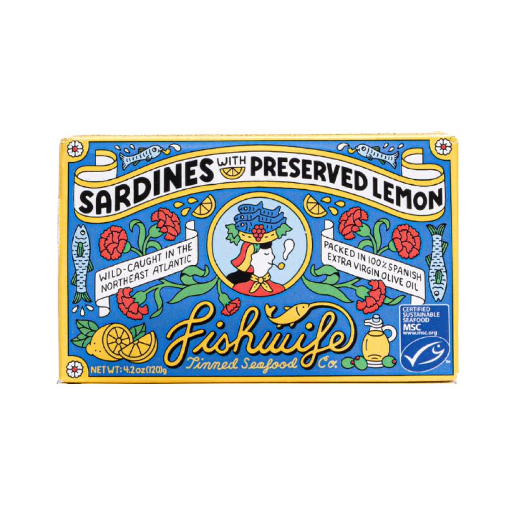 SARDINES WITH PRESERVED LEMON