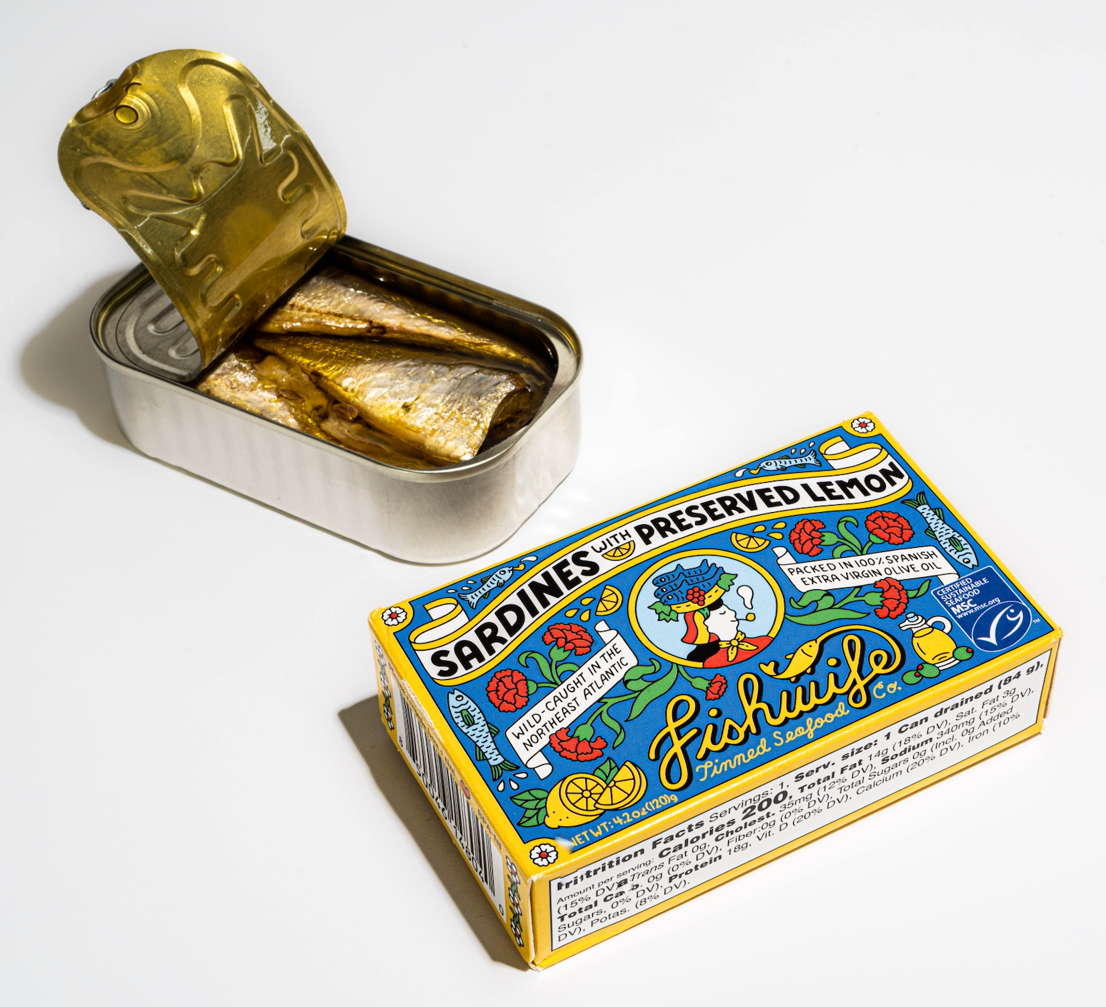 SARDINES WITH PRESERVED LEMON