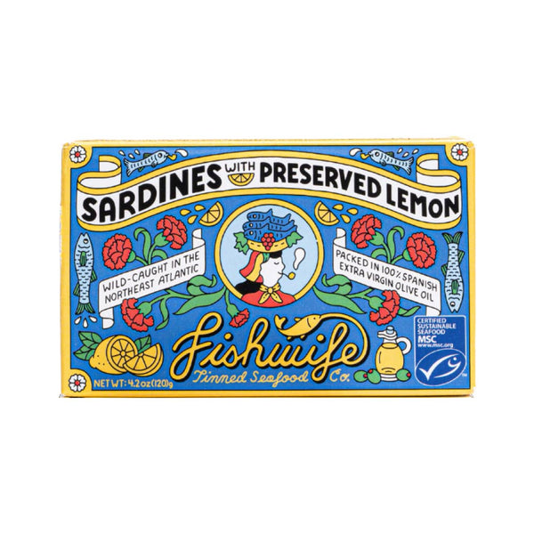 SARDINES WITH PRESERVED LEMON