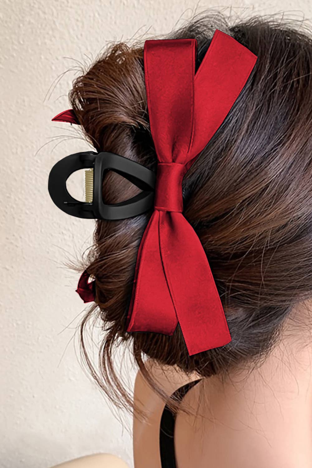 BOW DECOR LARGE HAIR CLAR CLIP