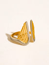 SILVANE 18K GOLD NON-TARNISH ANGEL WING RING