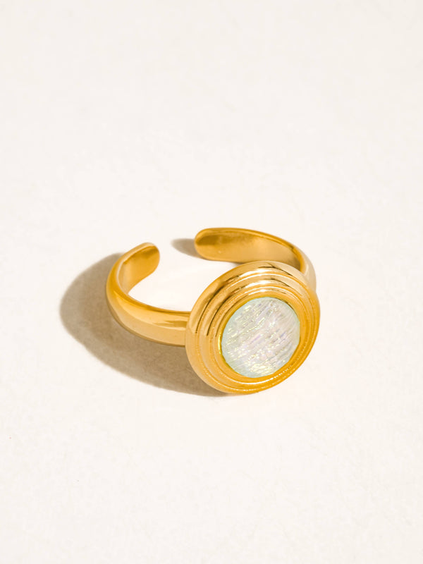 ARQUETS 18K GOLD NON-TARNISH VINTAGE RING