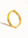 BELEN 18K GOLD CZ THIN RING