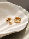 BLANDINE 18K NON-TARNISH SMALL HOOP EARRING