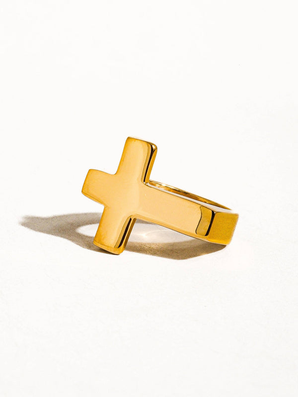 TRUTH NON-TARNISH CROSS RING SIZE 7