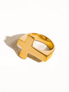 TRUTH NON-TARNISH CROSS RING SIZE 7