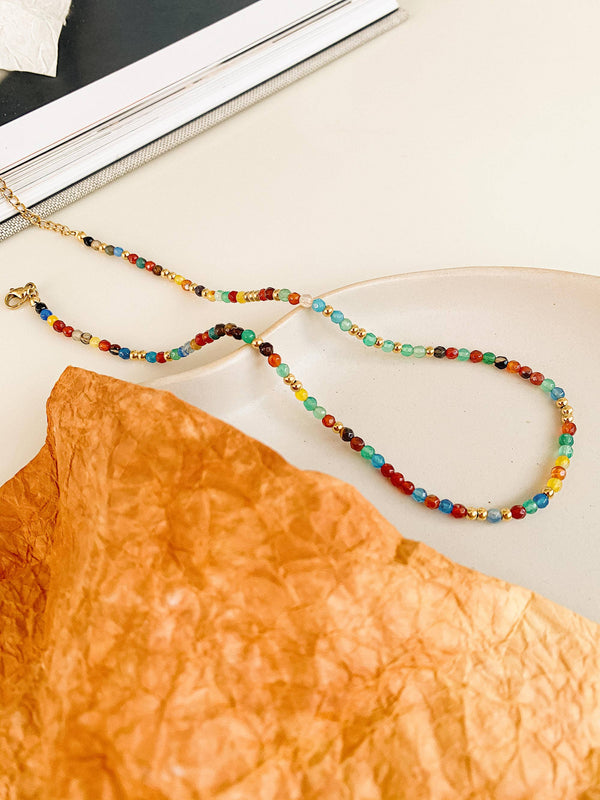 Estelle 18K Gold Non-Tarnish Beaded Necklace