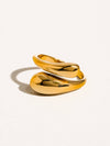 GABRIELLE 18K GOLD NON-TARNISH YELLOW GOLD RING