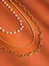 CADEAUX 18K GOLD NON-TARNISH NECKLACE