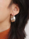 HUNTER NON-TARNISH U HOOP EARRING