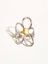 ISOLDE SILVER MULTI 18K NON-TARNISH LARGE FLORAL RING