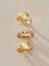 LENNA 18K GOLD NON-TARNISH BEZEL ETERNITY RING