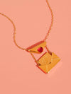 LETTER 18K GOLD NON-TARNISH LOVE LETTER HEART NECKLACE