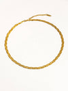 VENDETTE 18K GOLD NON-TARNISH BRAIDED SNAKE CHAIN