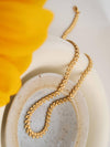 VERN 18K GOLD NON-TARNISH WHEAT CHAIN
