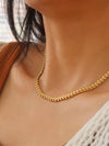 VERN 18K GOLD NON-TARNISH WHEAT CHAIN