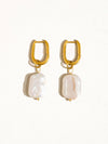 ZAINA 18K GOLD NON-TARNISH PEARL EARRING