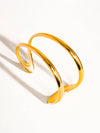 ZAHARA 18K GOLD NON-TARNISH DOUBLE STRAP BRACELET