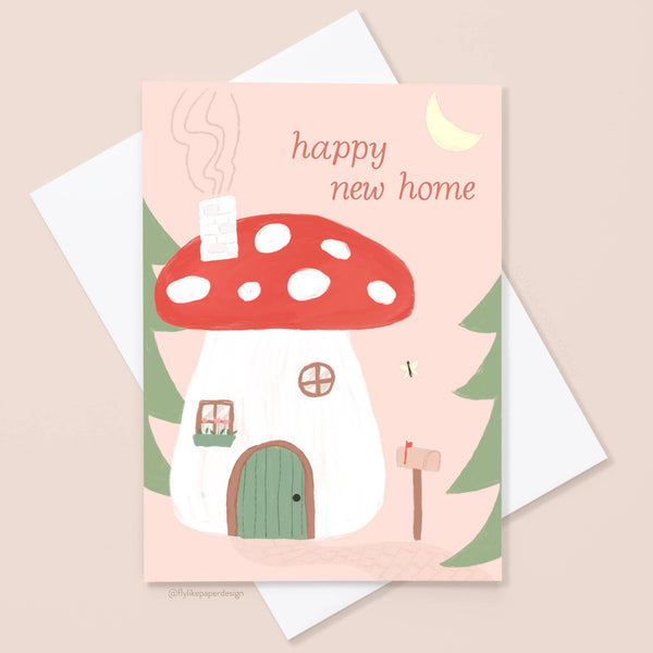 MUSHROOM NEW HOME CARD