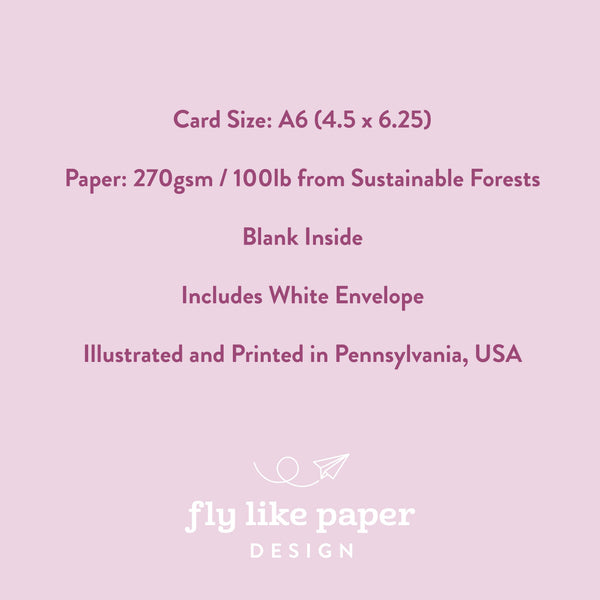 FLORAL THANK YOU CARD