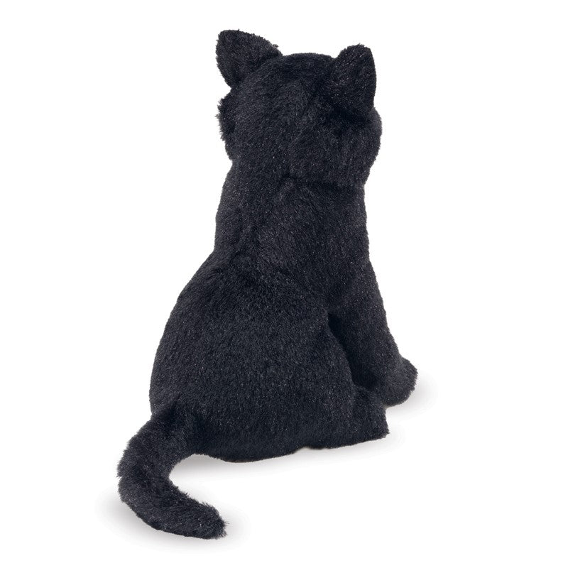 MINI BLACK CAT FINGER PUPPET