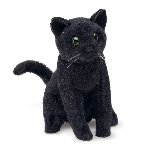 MINI BLACK CAT FINGER PUPPET
