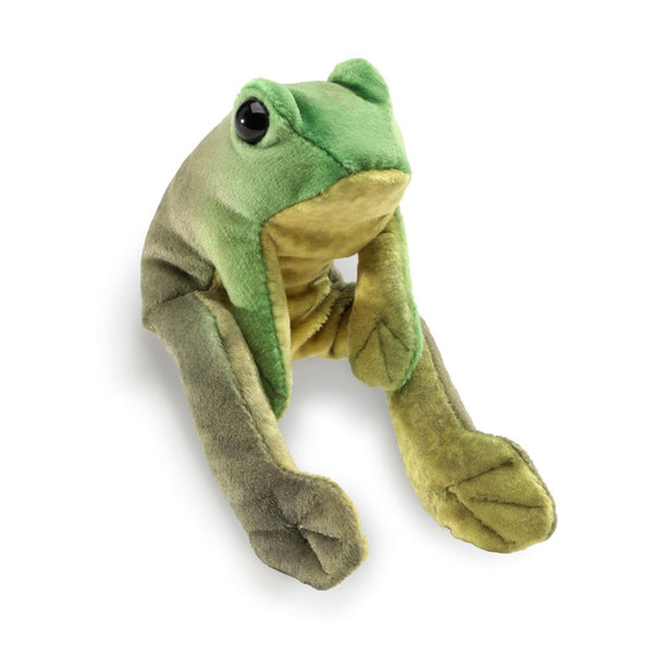 MINI SITTING FROG FINGER PUPPET
