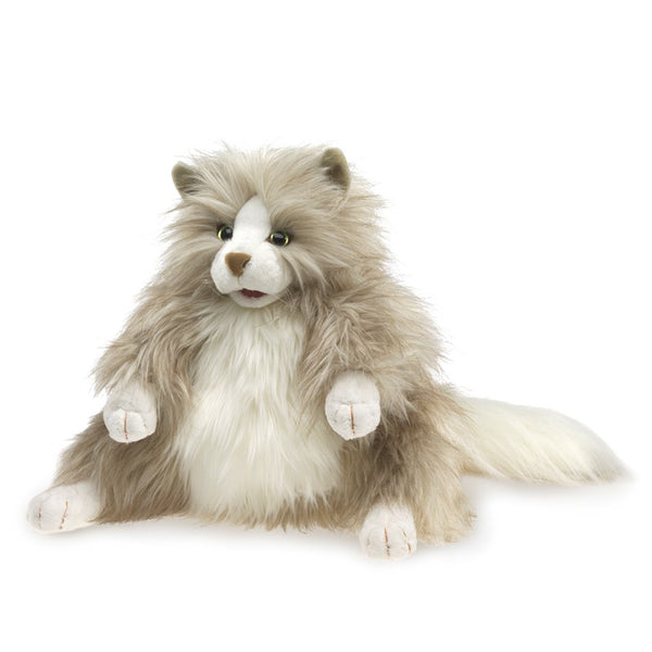 FLUFFY CAT PUPPET