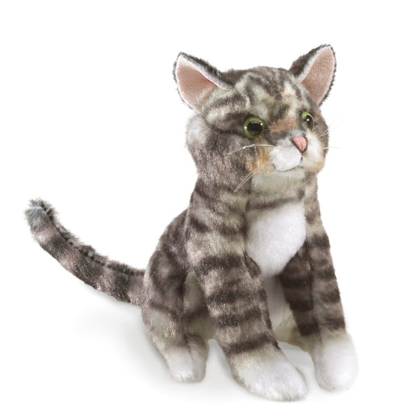 MINI TABBY CAT FINGER PUPPET