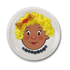 MS FOOD FACE - DINNER PLATE - GRL