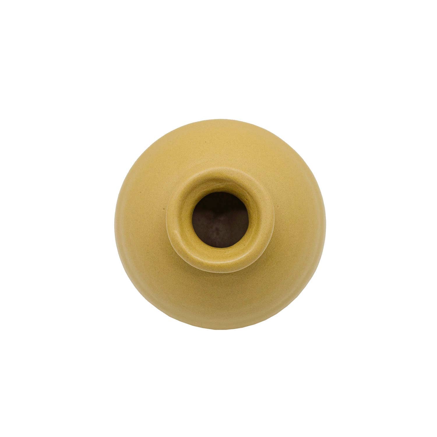 MATTIE CERAMIC BUD VASE MUSTARD