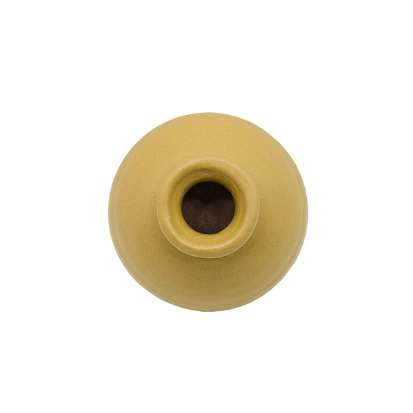 MATTIE CERAMIC BUD VASE MUSTARD