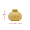 MATTIE CERAMIC BUD VASE MUSTARD